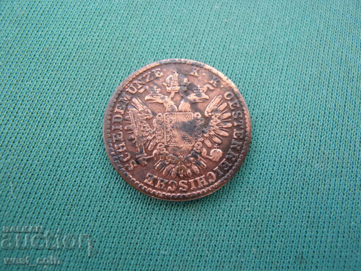 Austria ½ Kreuzer 1851