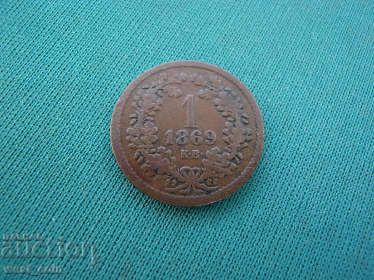 Austria 1 Kreuzer 1869