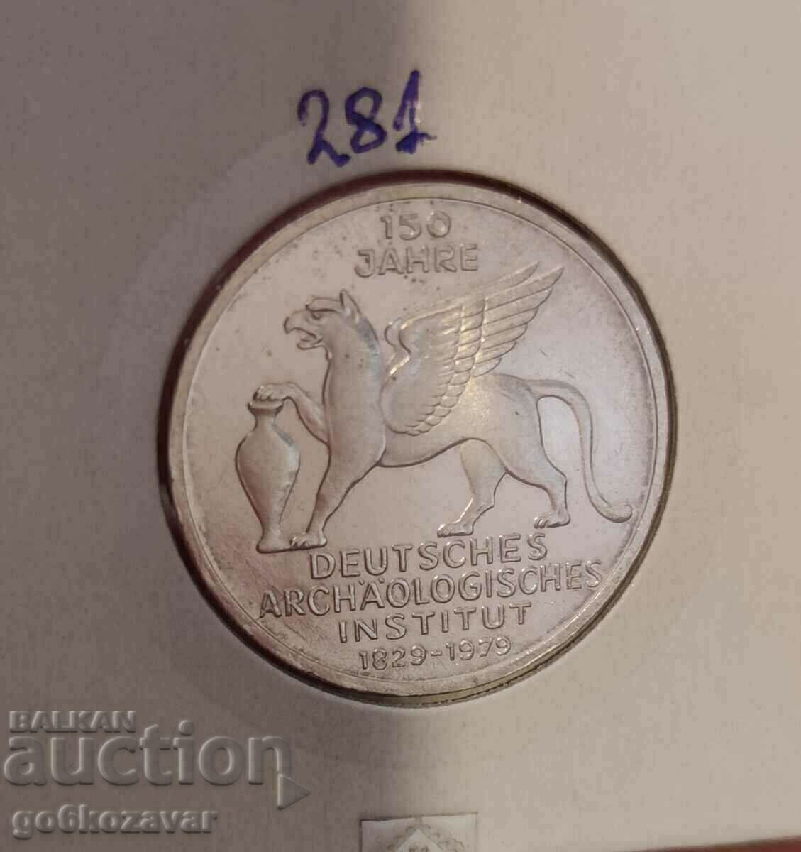 Германия 5 марки 1979г Сребро-Юбилейни,UNC