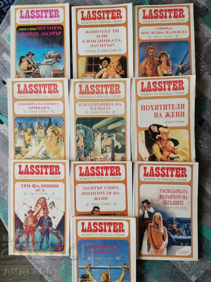 Set de 10 carti din seria "Lassiter" / Jack Slade