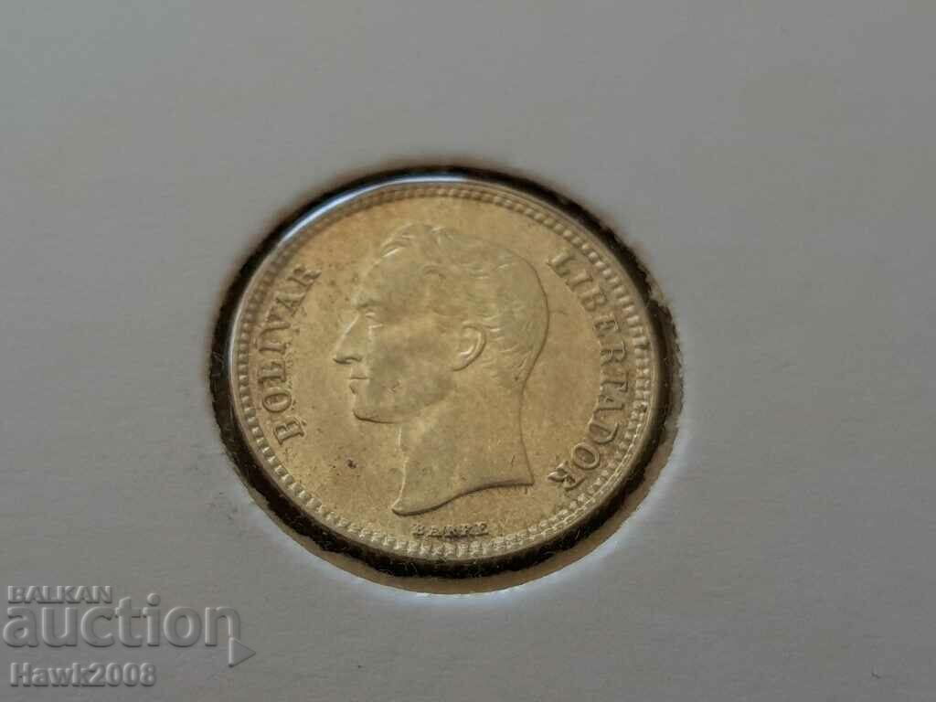 25 centimos 1954 VENEZUELA silver coin EXCELLENT condition - 5 25 centimos 1954 VENEZUELA silver coin EXCELLENT condition - 5