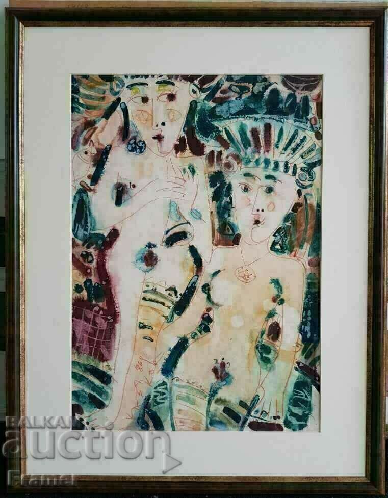 Dimitar Kazakov NERO 1933/1992 Εργασία από το 1986 Διακοπές με τιμή 3950.00 BGN | € 2019.60 Dimitar Kazakov NERO 1933/1992 Εργασία από το 1986 Διακοπές με τιμή 3950.00 BGN | € 2019.60