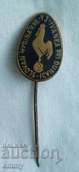 Football badge FC Slovan Ivanka pri Danube - Slovakia. Email