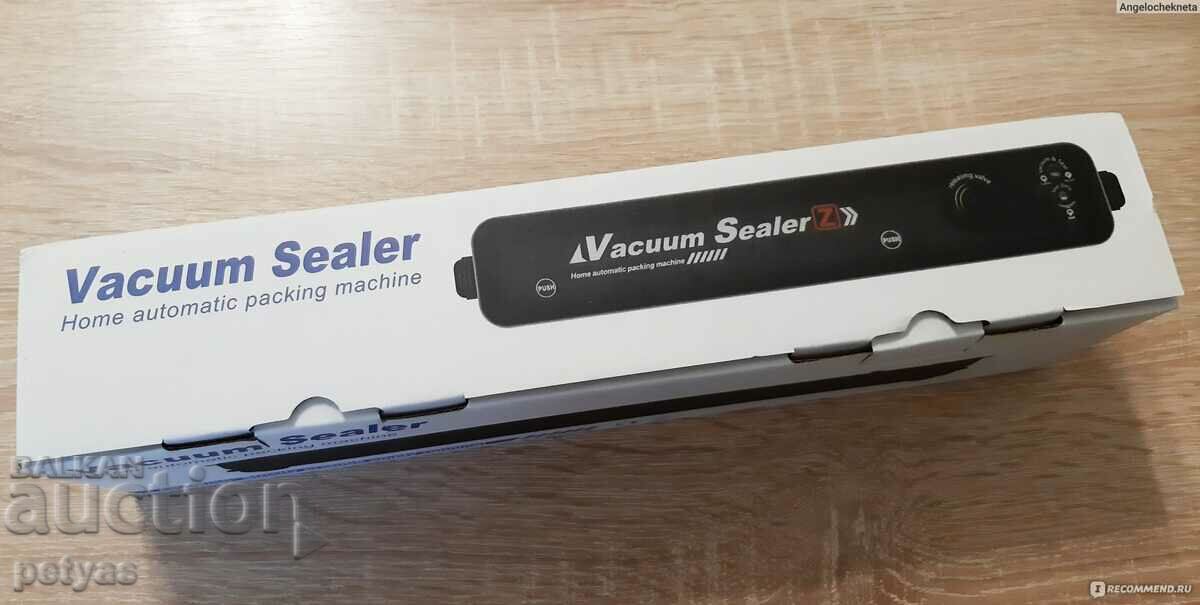 Vacuum bag sealing machine
