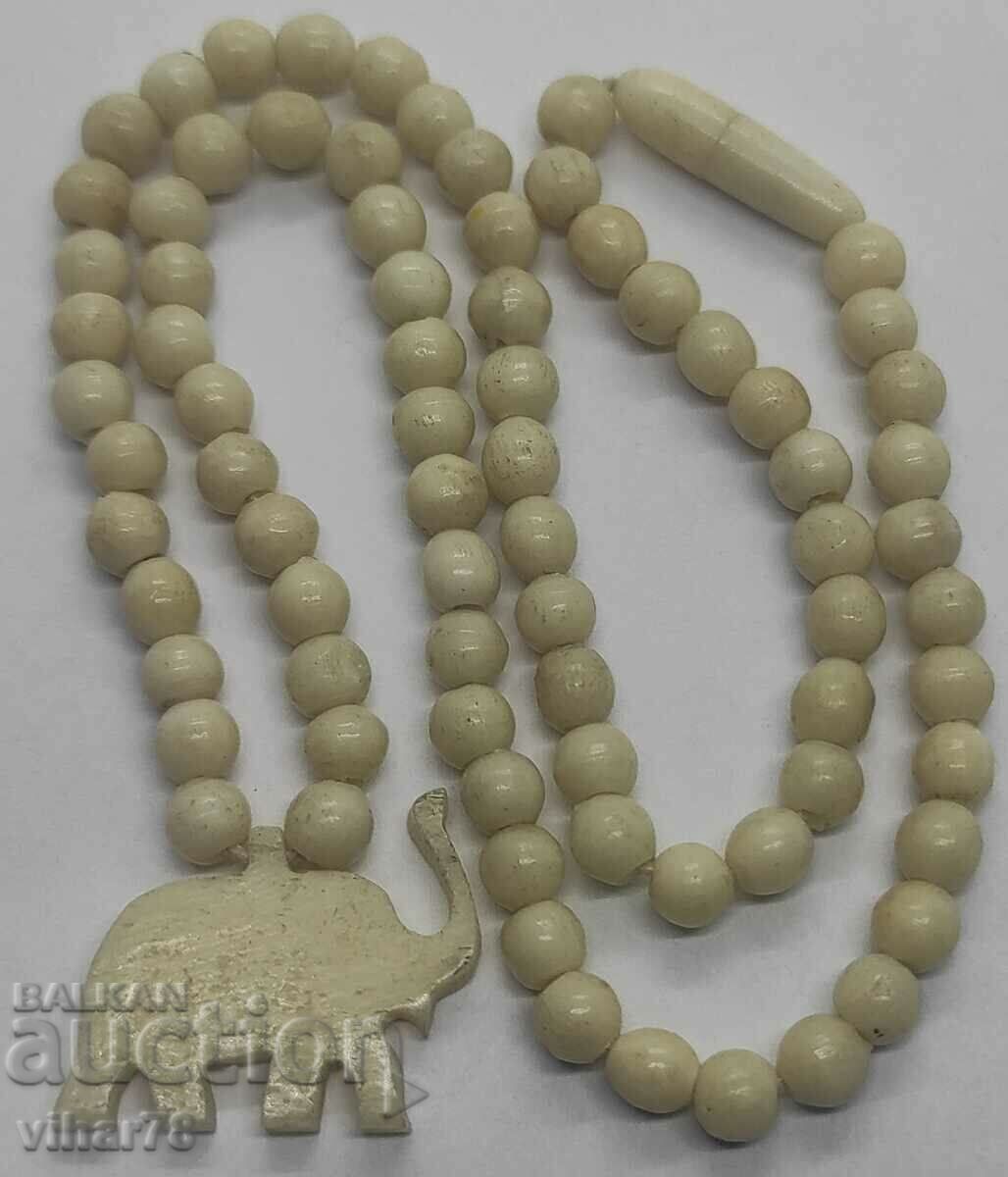 Παλιό κολιέ από κόκαλο καμήλας - 6