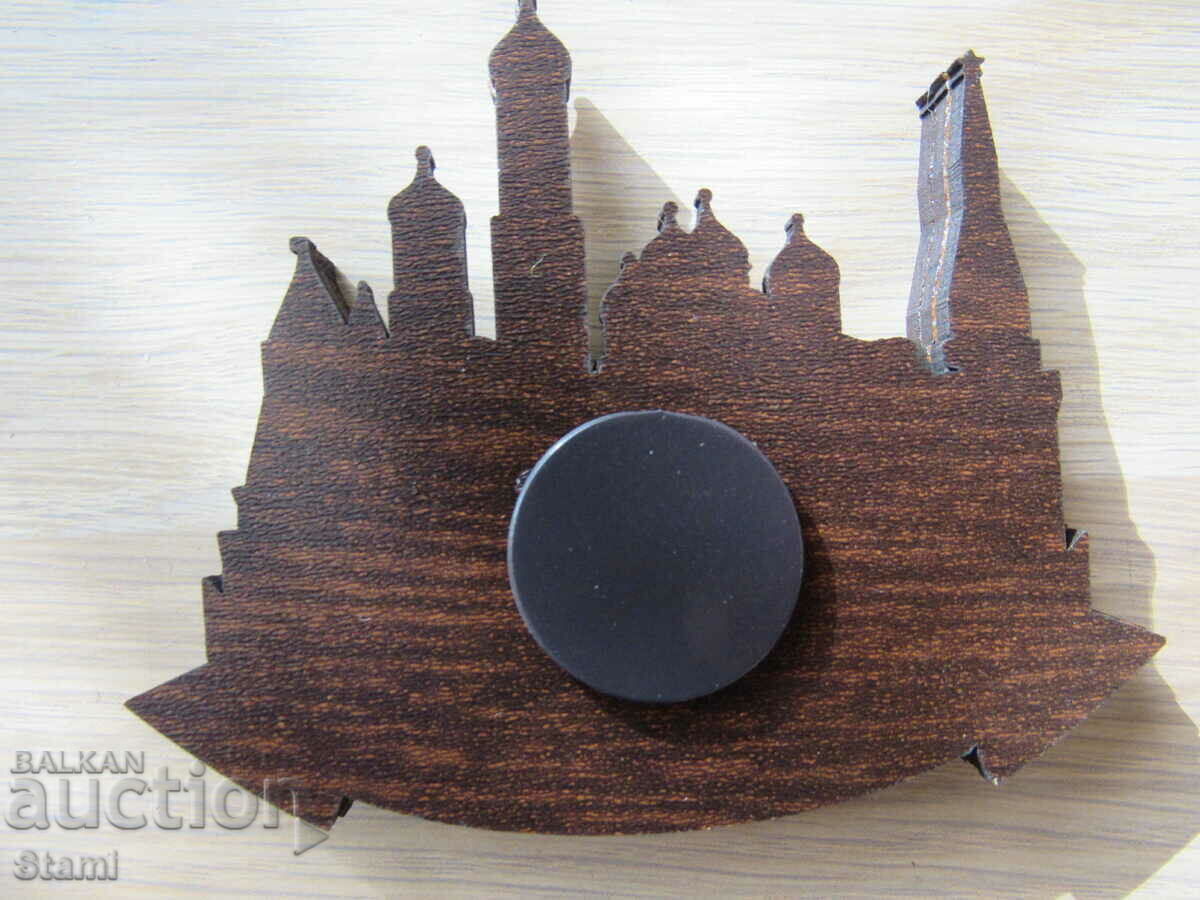 Αυθεντικός τρισδιάστατος ξύλινος μαγνήτης από τη Μόσχα, Ρωσία- σειρά- - 5