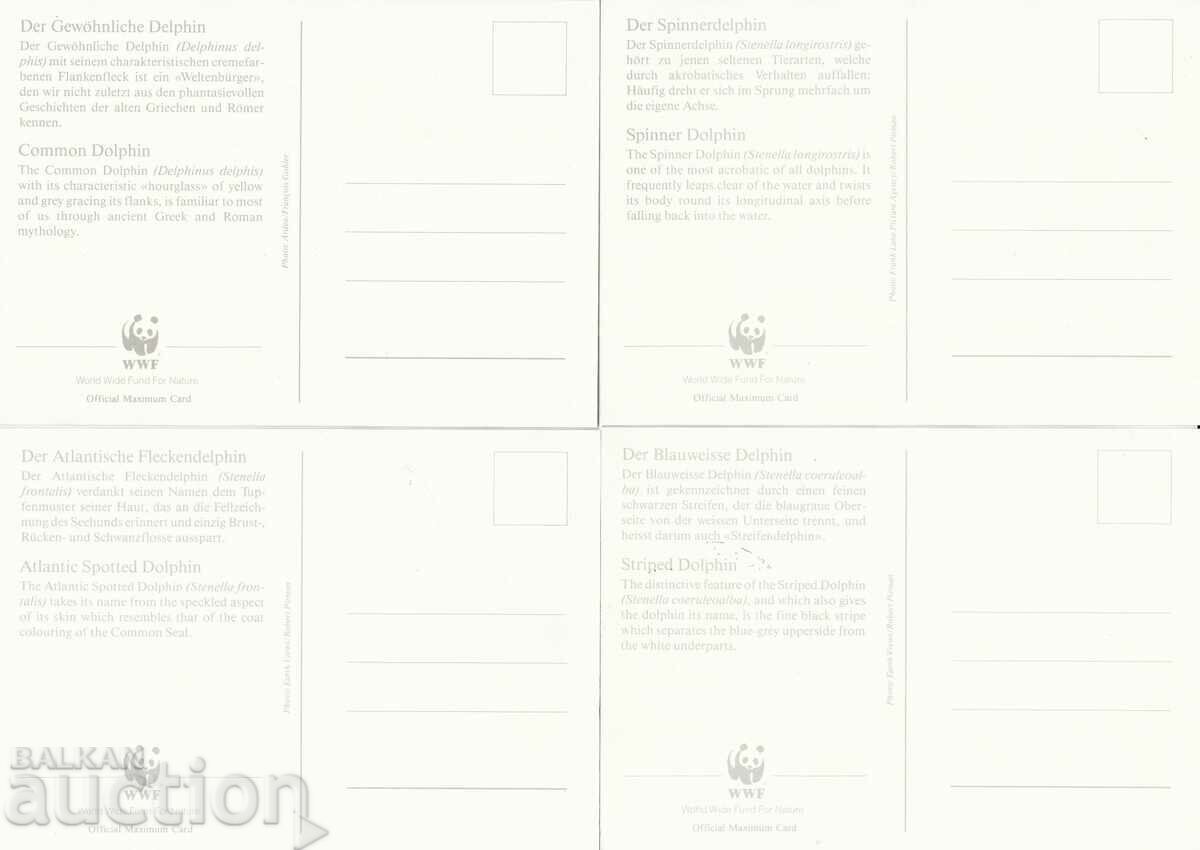 Harta WWF maxim KM Montserrat 1990 Delfinii cu preț € 3.00 | 5.87 BGN Harta WWF maxim KM Montserrat 1990 Delfinii cu preț € 3.00 | 5.87 BGN