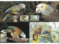 Χάρτης WWF μέγιστο KM Πουλιά St. Vincent 1989