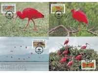 Χάρτης WWF μέγιστο KM Τρινιντάντ και Τομπάγκο 1990 Birds