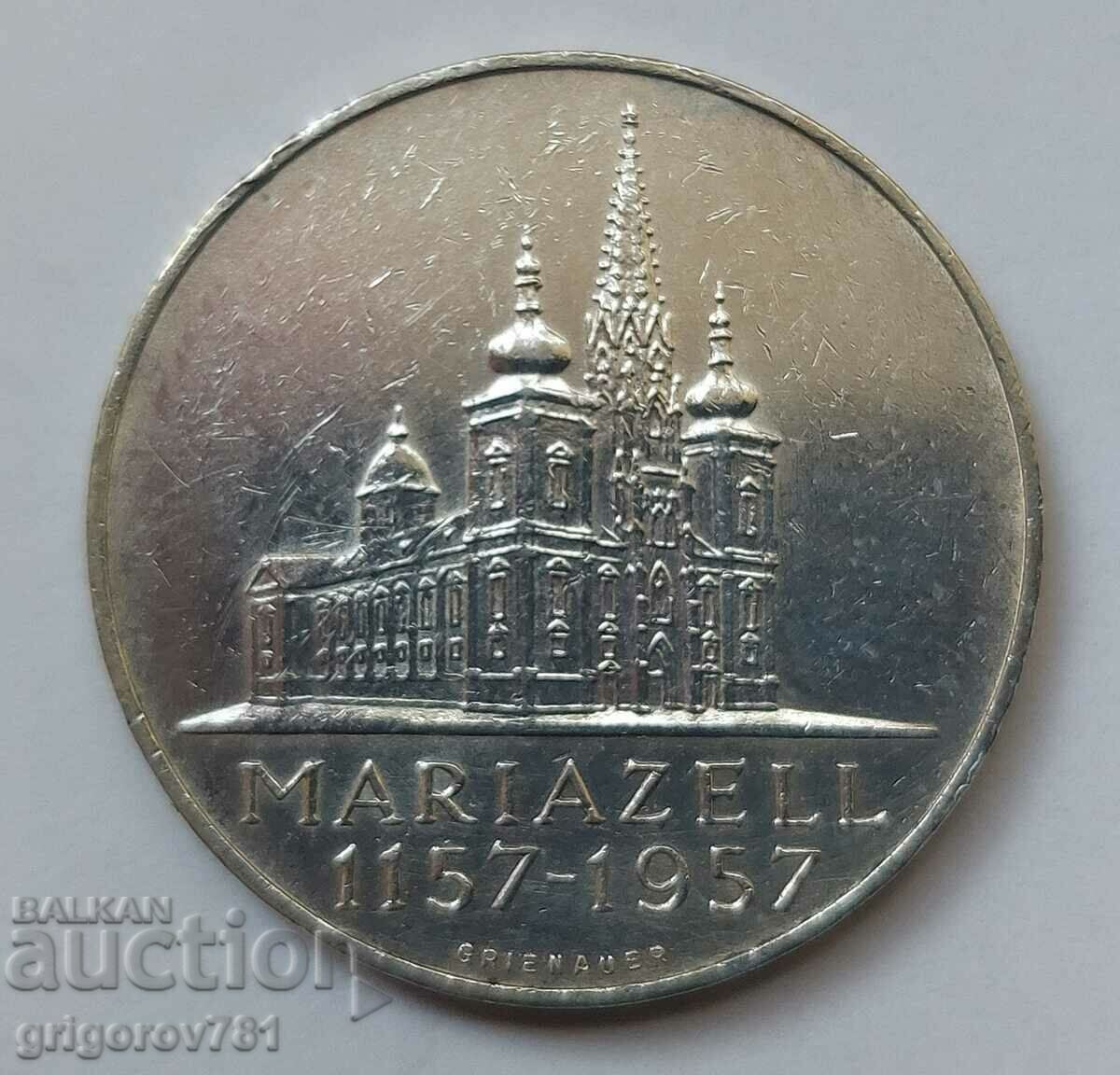 25 шилинга сребро Австрия 1957 - сребърна монета #1