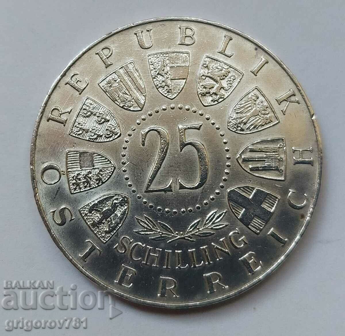 25 Shillings Argint Austria 1957 - Moneda de argint #3 cu preț € 14.32 | 28.01 BGN