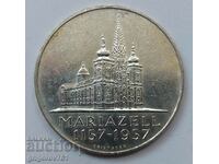 25 шилинга сребро Австрия 1957 - сребърна монета #4