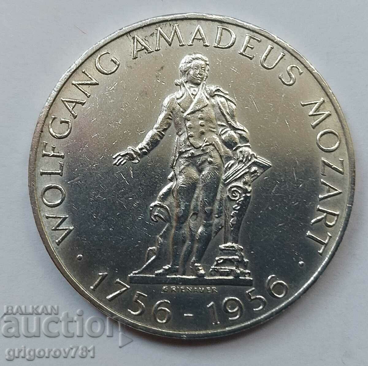 25 Shillings Silver Austria 1956 - Silver Coin #8