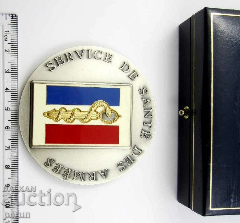 Auction Military Award Medal-French Army-Military Medical Service Auction Military Award Medal-French Army-Military Medical Service