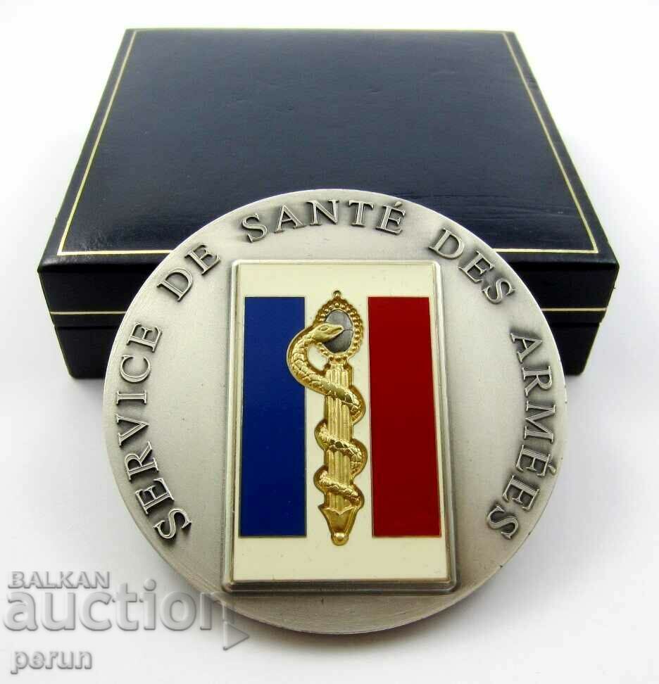 Military Award Medal-French Army-Military Medical Service
