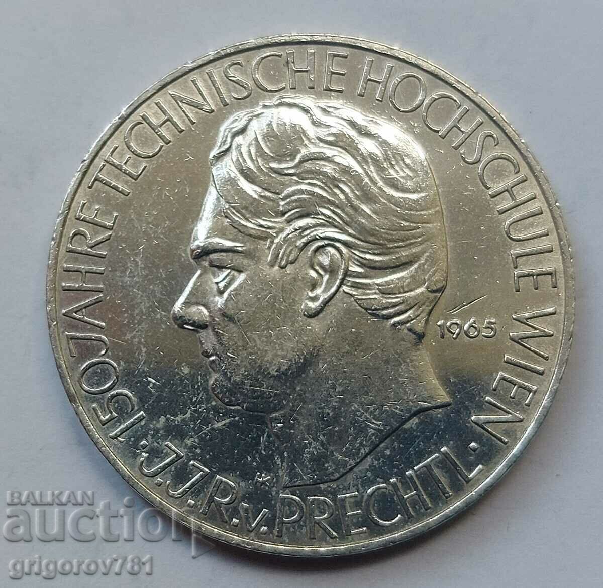 25 Shilling Silver Austria 1965 - Silver Coin #24