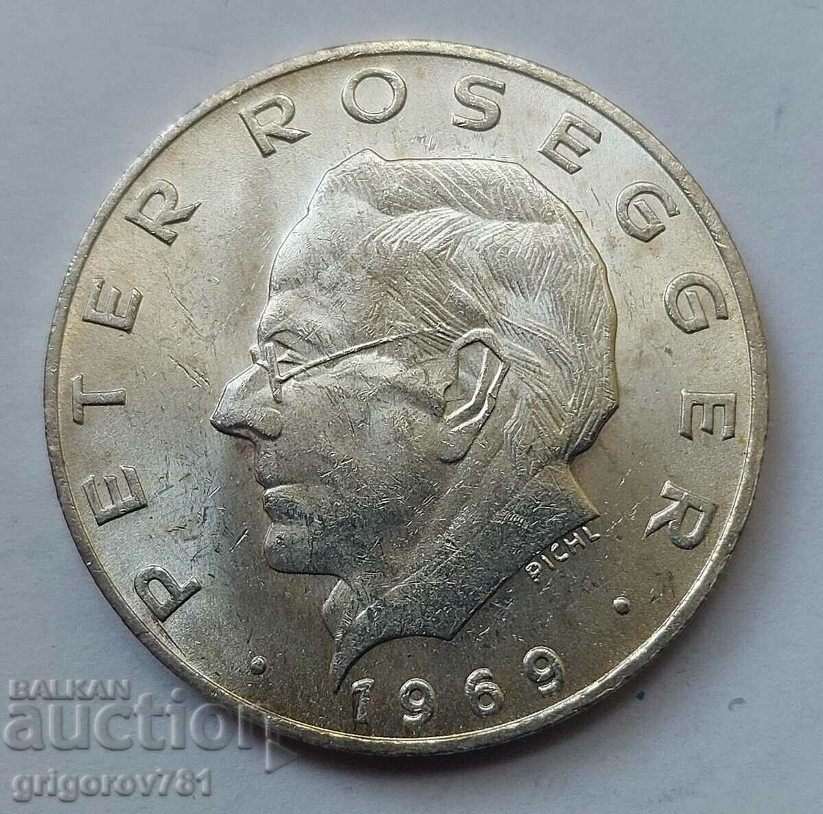 25 Shillings Silver Austria 1969 - Silver Coin #28