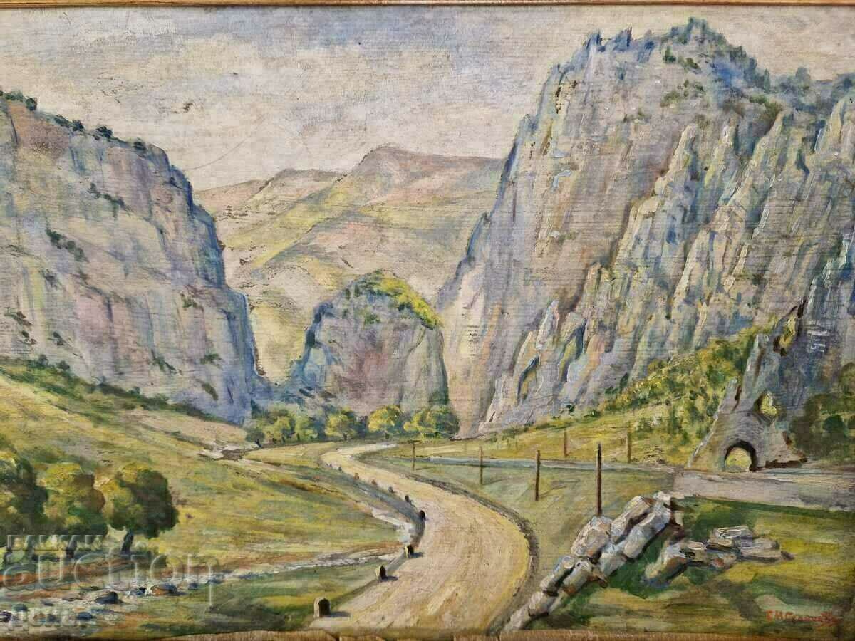 S. Stanchev painting from the 1940s. with price 160.00 BGN | € 81.81