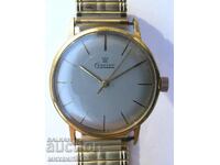 SWISS GOLD-PLATED MEN'S EXQUISIT MANUAL MECHANICAL WATCH