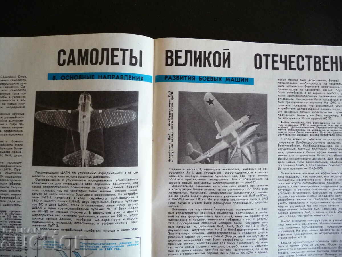 Wings of the Motherland 9/1985 military pilots aces rockets shells - 5