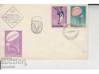 First Day Postal Envelope PARACHUTISM