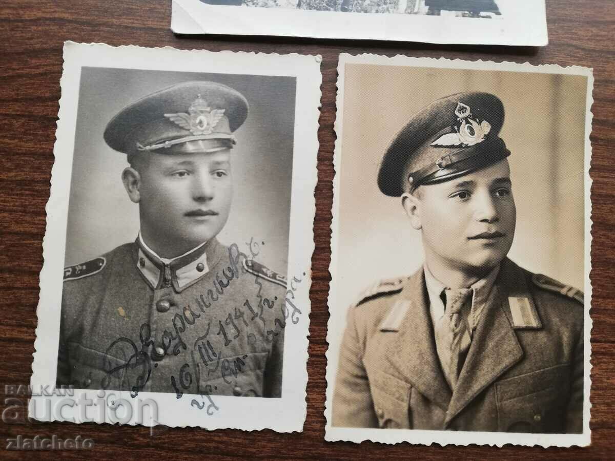 Old photo Kingdom of Bulgaria - Two pilots and a machine gunner with price 30.00 BGN | € 15.34 Old photo Kingdom of Bulgaria - Two pilots and a machine gunner with price 30.00 BGN | € 15.34