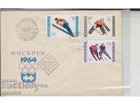 First Day Mail Envelope Sport SKI