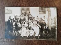 Παλαιά φωτογραφία Βασίλειο της Βουλγαρίας - Γιατρός, νοσοκόμα, πολλά μωρά