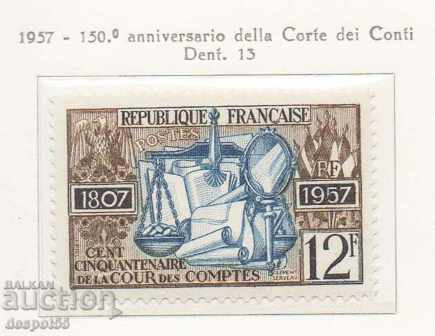 1957. Franța. 150, Curtea de Conturi.