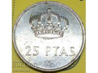 Spania 25 pesetas 1984 Regele Juan Carlos I