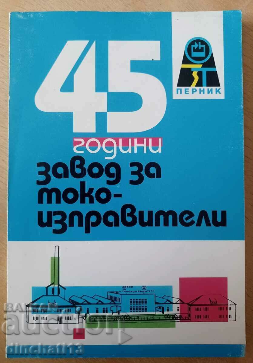 45 years of rectifier factory. Pillow case 45 years of rectifier factory. Pillow case