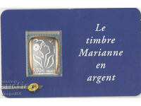 2006 France. Marianne des Français. Silver Brand Block