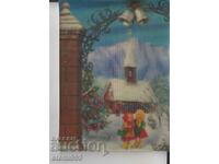 Stereo card 3D Winter Christmas