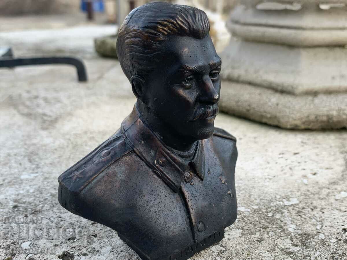 Bronze bust, statuette, paperweight of Y.V. Stalin with price 240.00 BGN | € 122.71 Bronze bust, statuette, paperweight of Y.V. Stalin with price 240.00 BGN | € 122.71
