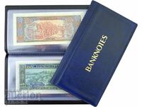 Schultz banknote album pocket for 20 banknotes