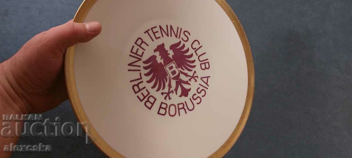 Large porcelain plate-"BORUSSIA" with price 20.00 BGN | € 10.23 Large porcelain plate-"BORUSSIA" with price 20.00 BGN | € 10.23
