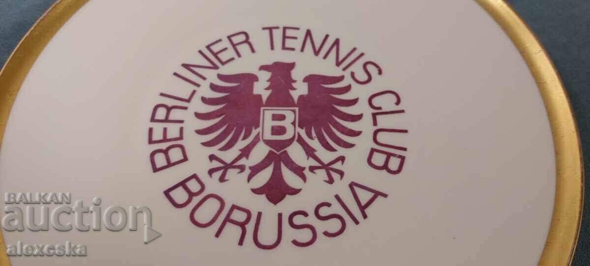 Large porcelain plate-"BORUSSIA" - 6 Large porcelain plate-"BORUSSIA" - 6