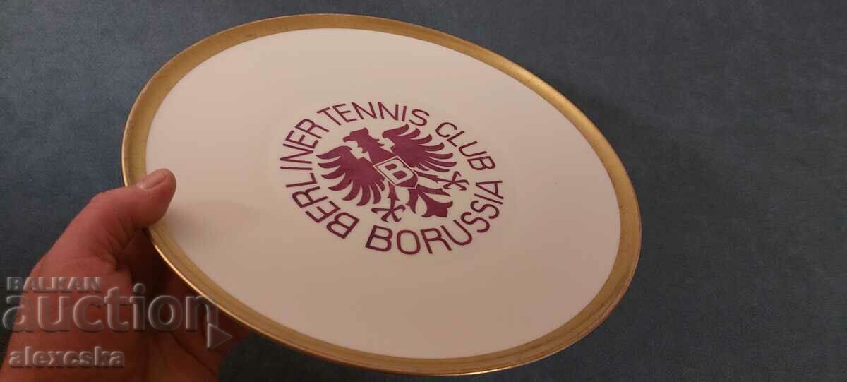 Large porcelain plate-"BORUSSIA"