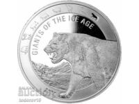 1 oz Сребро Гиганти Ледена Епоха - Пещерен лъв 2022
