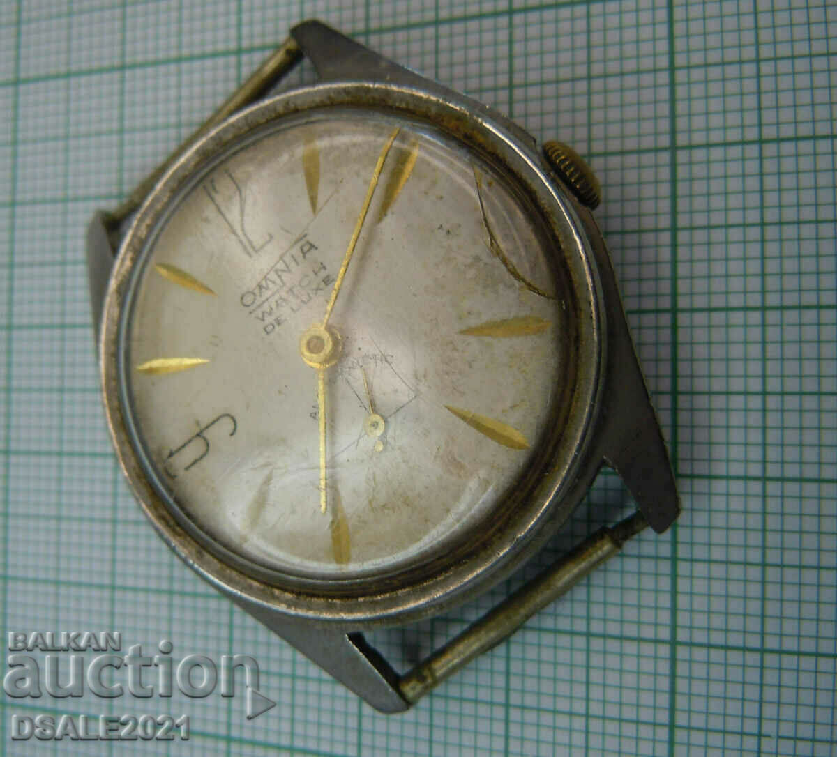 Omnia OMNIA old wristwatch for repair (kn21) with price 10.00 BGN | € 5.11 Omnia OMNIA old wristwatch for repair (kn21) with price 10.00 BGN | € 5.11
