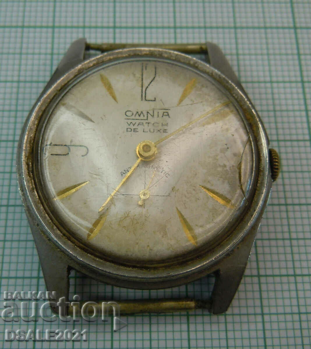 Omnia OMNIA ceas de mână vechi pentru reparație (kn21)