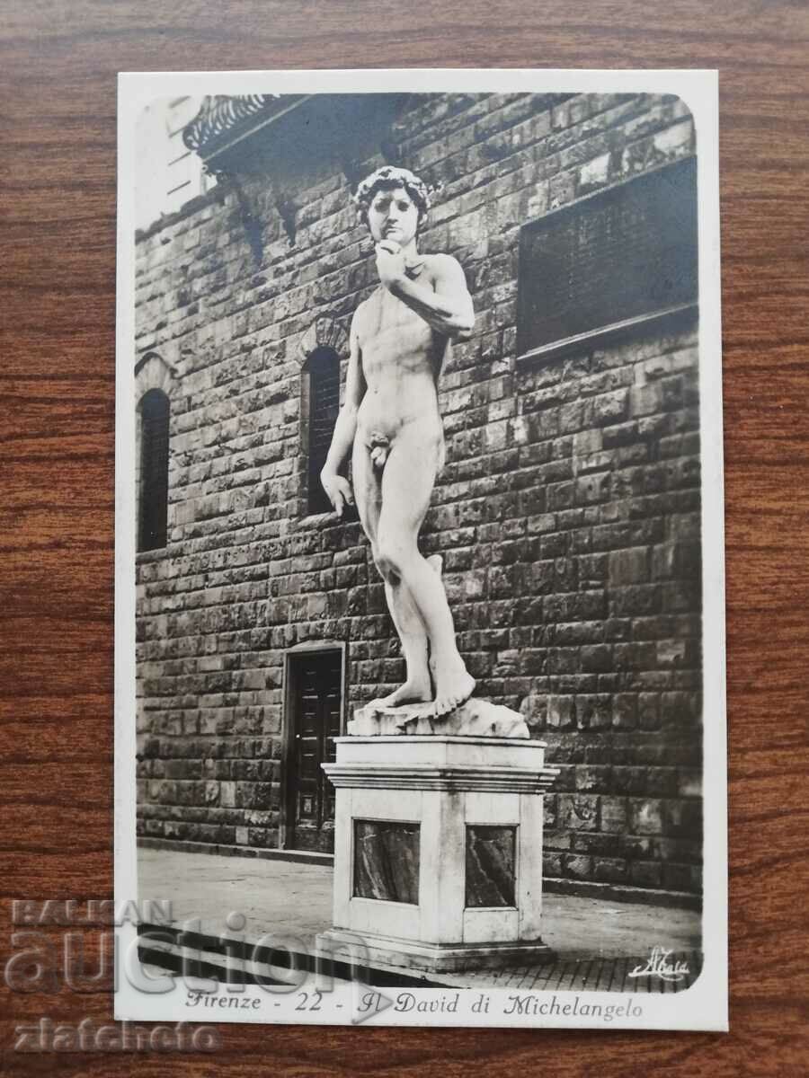 Postcard Italy before the 45th year.