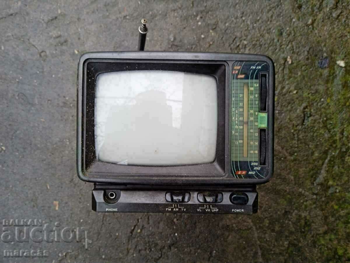 Un televizor portabil mic
