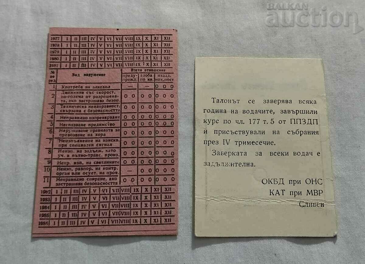 Delivery of VEHICLE DRIVING CERTIFICATE 1969 Delivery of VEHICLE DRIVING CERTIFICATE 1969