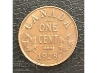 Канада. 1 цент 1928 г.