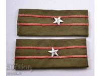 Офицерски пагони , майор , БНА , соц