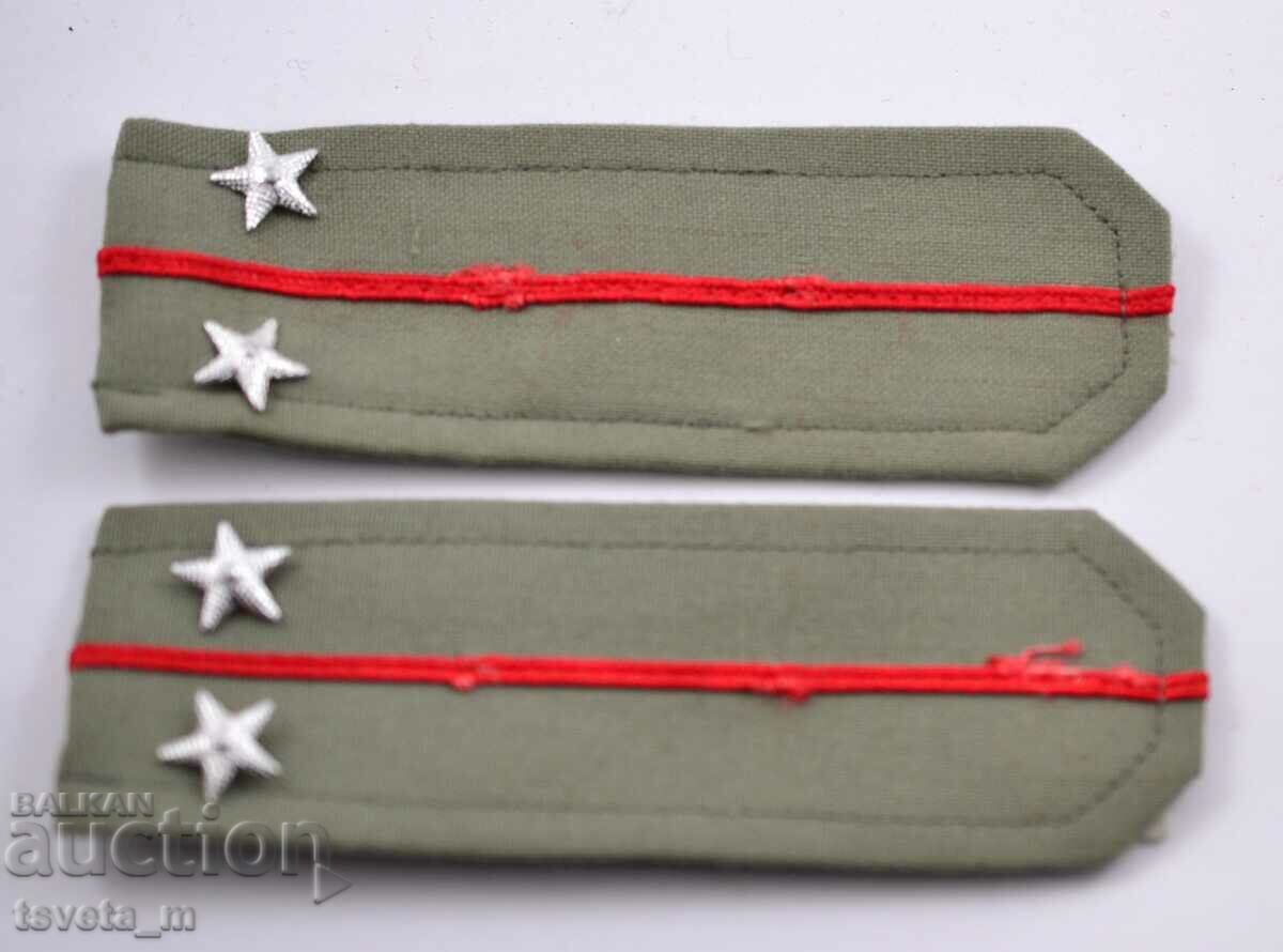 Επωμίδες αξιωματικού, υπολοχαγός, BNA, κοινωνικό - αχρησιμοποίητο Επωμίδες αξιωματικού, υπολοχαγός, BNA, κοινωνικό - αχρησιμοποίητο