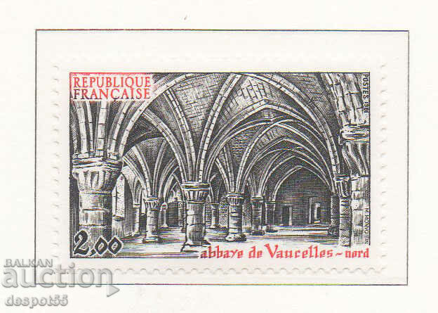 1981. Γαλλία. Notre Dame Abbey, το Abbey στο Sev. Γαλλία.