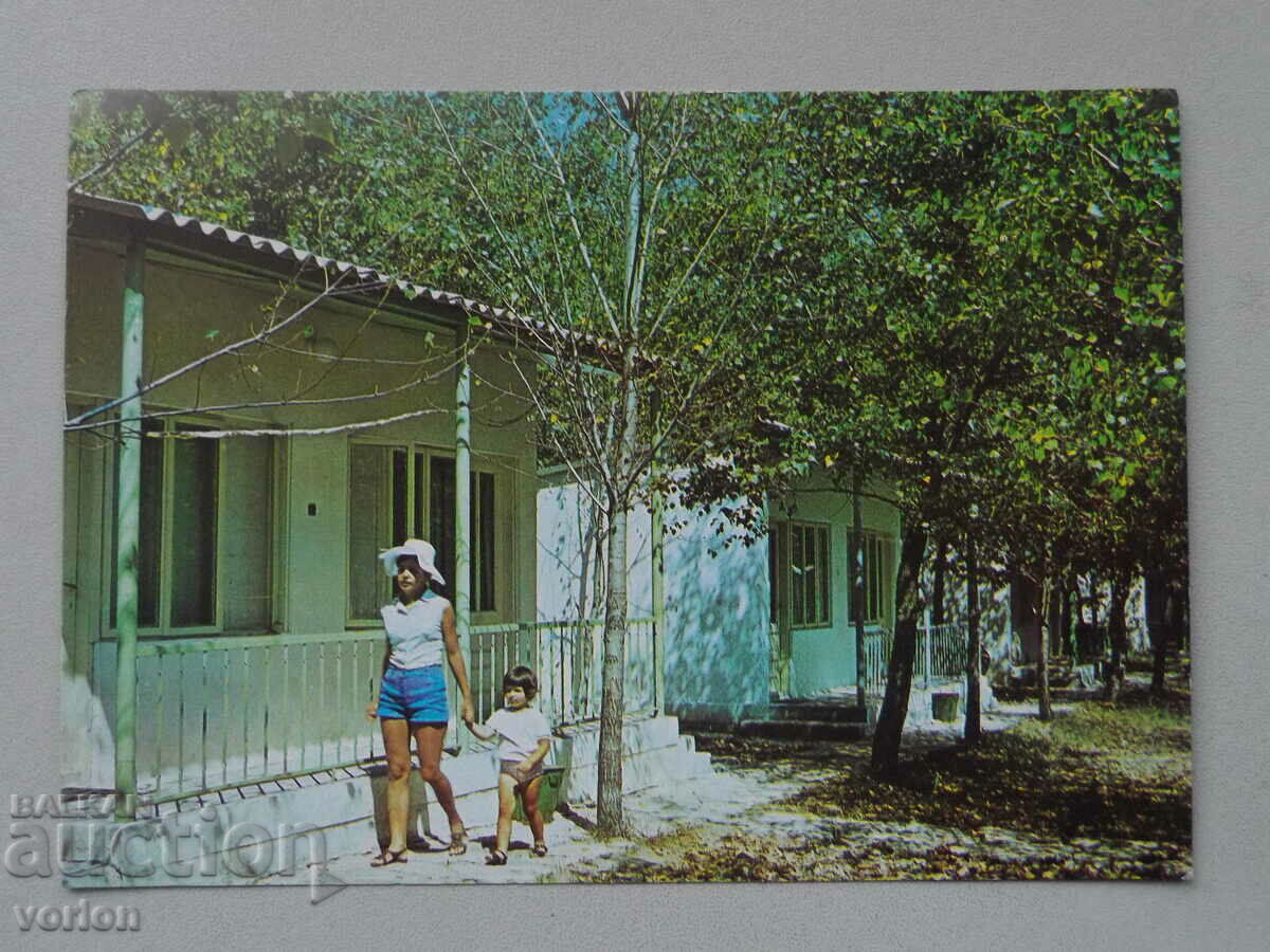 Κάρτα: Shabla - Κάμπινγκ Dobrudzha - 1974.