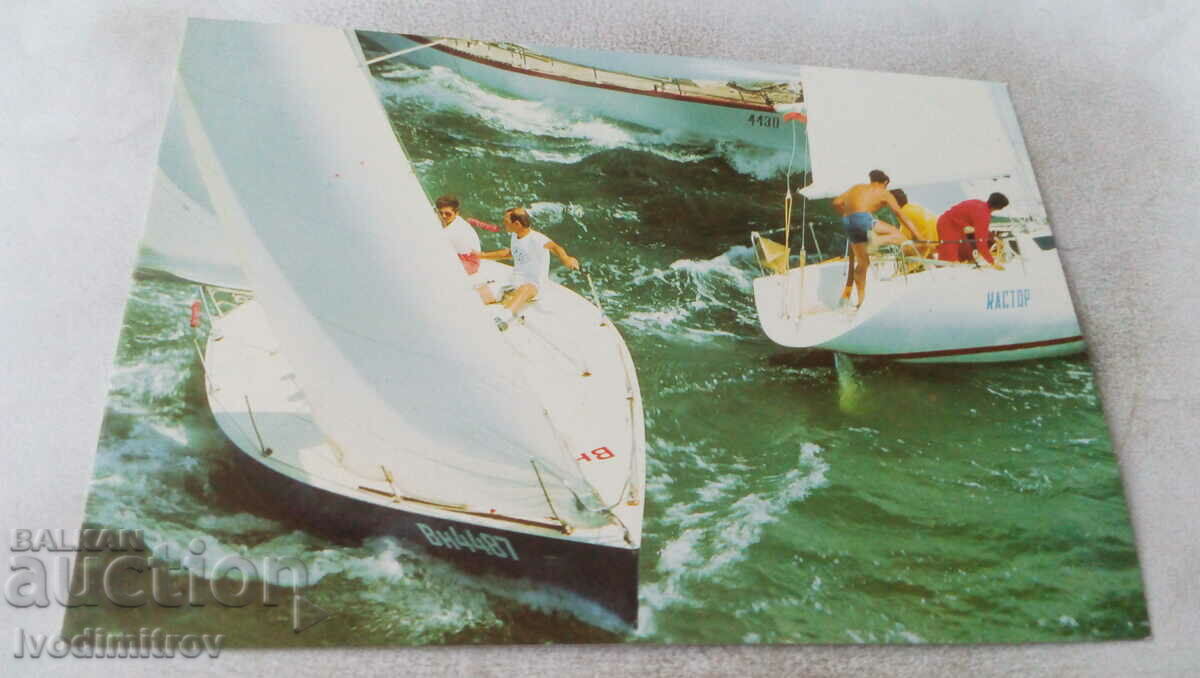 Postcard Varna Regatta 1988
